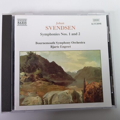 Johan Svendsen Symphony 1 2 Bournemouth Symphony Orchestra Engeset Classical CD