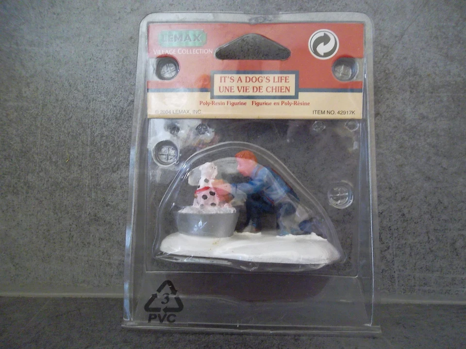 LEMAX FIGURINE SOUS BLISTER : IT'S A DOG'S LIFE - Photo 1/1