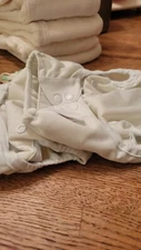 Grovia & Sweetpea Prefold Diapers W/ Flip Covers Includes Fasteners