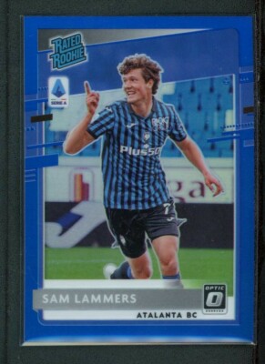 2020-21 SAM LAMMERS 43/49 PANINI CHRONICLES DONRUSS OPTIC BLUE ROOKIE RC #3