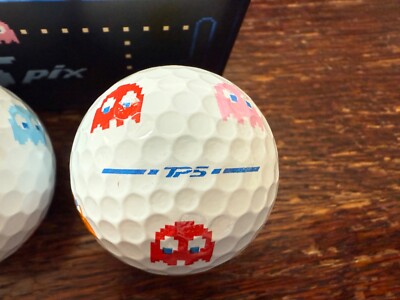 TaylorMade TP5 Pix 'Pac-Man' Limited Edition Golf Balls in