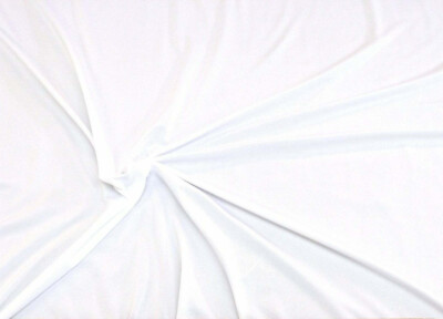 #ad #ad Fabric Light Weight Polyester Spandex 4 way stretch White LY785 $79.99