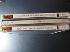 3 Elton John CD Near Mint:Greatest Hits;Goodbye Yellow Brick Rd;Don't Shoot Me
