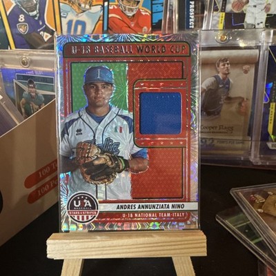Andres Annunziata Nino 2023 Stars & Stripes Italy U-18 World Cup RELIC Fireworks