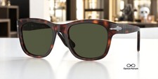PERSOL PO3313S 24 31 Tortoise Brown Green 55 mm Unisex Sunglasses