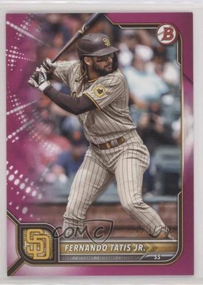 2022 Bowman Fuchsia Border 129/299 Fernando Tatis Jr #34 o7m