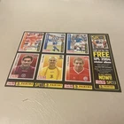 PANINI DAILY RECORD SCOTTISH PREMIER LEAGUE 2004 UNCUT STICKER SHEET 6 STICKERS
