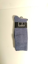 b.ella -women's socks -light blue- angora Blend - Made in USA **C3**