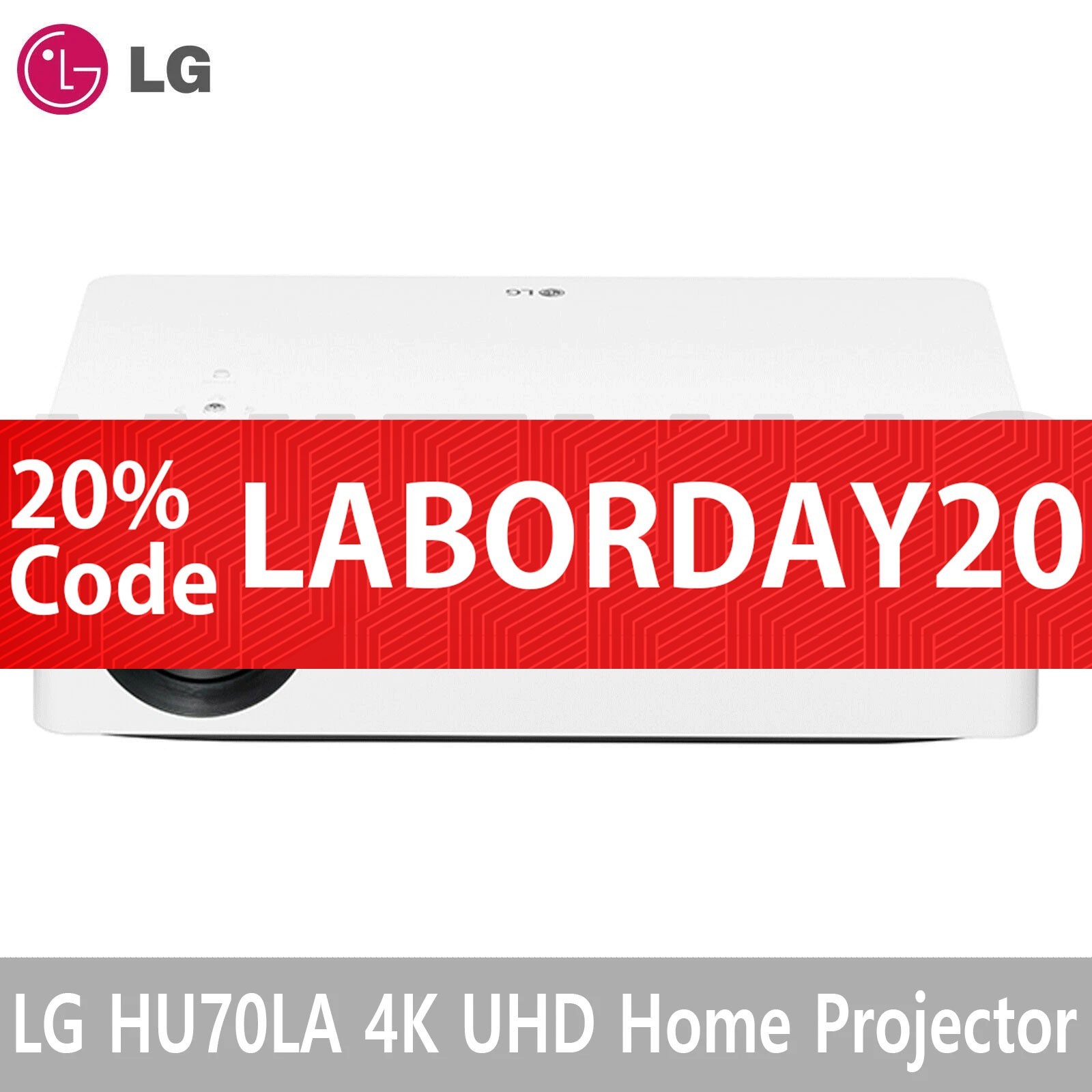 LG HU70LA CineBeam 4K UHD Smart Home Theater Projector ThinQ HDR10 4ch LED *