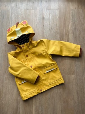 Kinder Regenjacke Marke ''next'' Gr. 98 in gelb Löwe