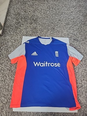 England 2015 Cricket Test Training Shirt Mens Size 2xl Jersey