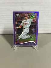 2014 Topps Chrome - Mike Trout #1 Purple Refractor