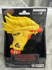Nerf MicroShots Dungeons  Dragons Palarandusk Blaster: YELLOW: NEW IN PACKAGE