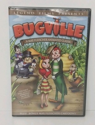 Bugville - A Max Fleischer Animated Classic - DVD 2008 - Legend Films - Sealed