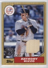 2022 Topps Series 2 1987 Topps Baseball Relics Anthony Rizzo #87BR-ARI 1n21