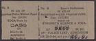 India 1954 Police Welfare Fund YOGA FEATS by DASS performance ticket