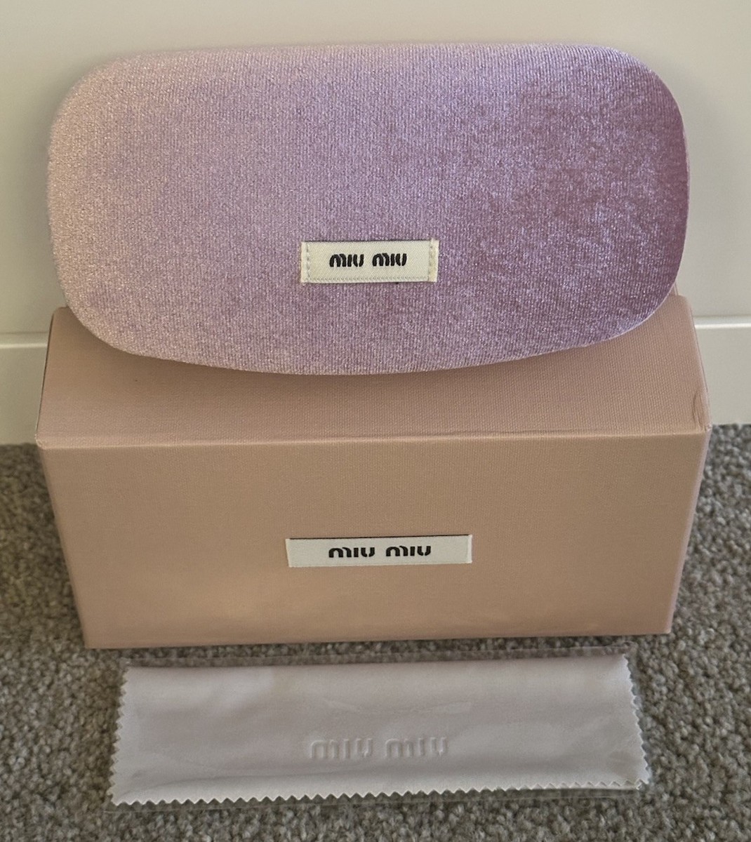 Miu Miu Eyeglasses Sunglasses Large Case BRAND NEW box | eBay