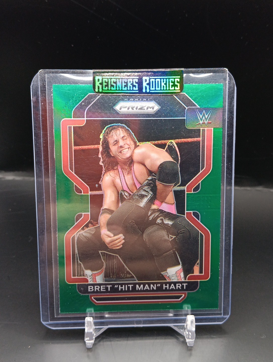 2022 Panini Prizm WWE - Bret Hart #198 Green Prizm