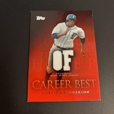 2009 Topps - Career Best Relics Curtis Granderson #CBR-CG Series 2 (MEM)