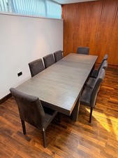 Dining room table, sideboard and 8 chairs