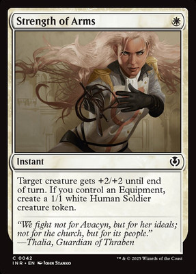 MTG Innistrad Remastered C Strength of Arms #0042 PLAYSET 4X X4