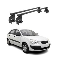 Menabo DachträGer GrundtäGer FüR Kia Rio SchräGheck 2005-2011 50Kg Stahl Schwarz
