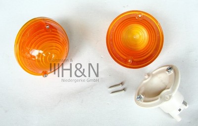 Blinkleuchte vorne Paar orange pair amber turn signal assemblies Fiat 500 600