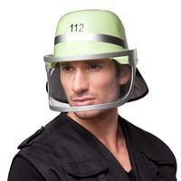 Feuerwehrhelm 112 Notfall Helm Mit Verstellbaren Visier KostüM Karneval Party