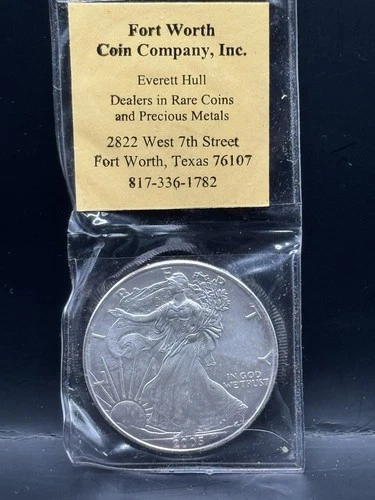 2005 Silver American Eagle 1 oz Fine Silver