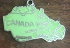 Vintage CANADA Green Enamel SILVER Plated Charm — photo 6