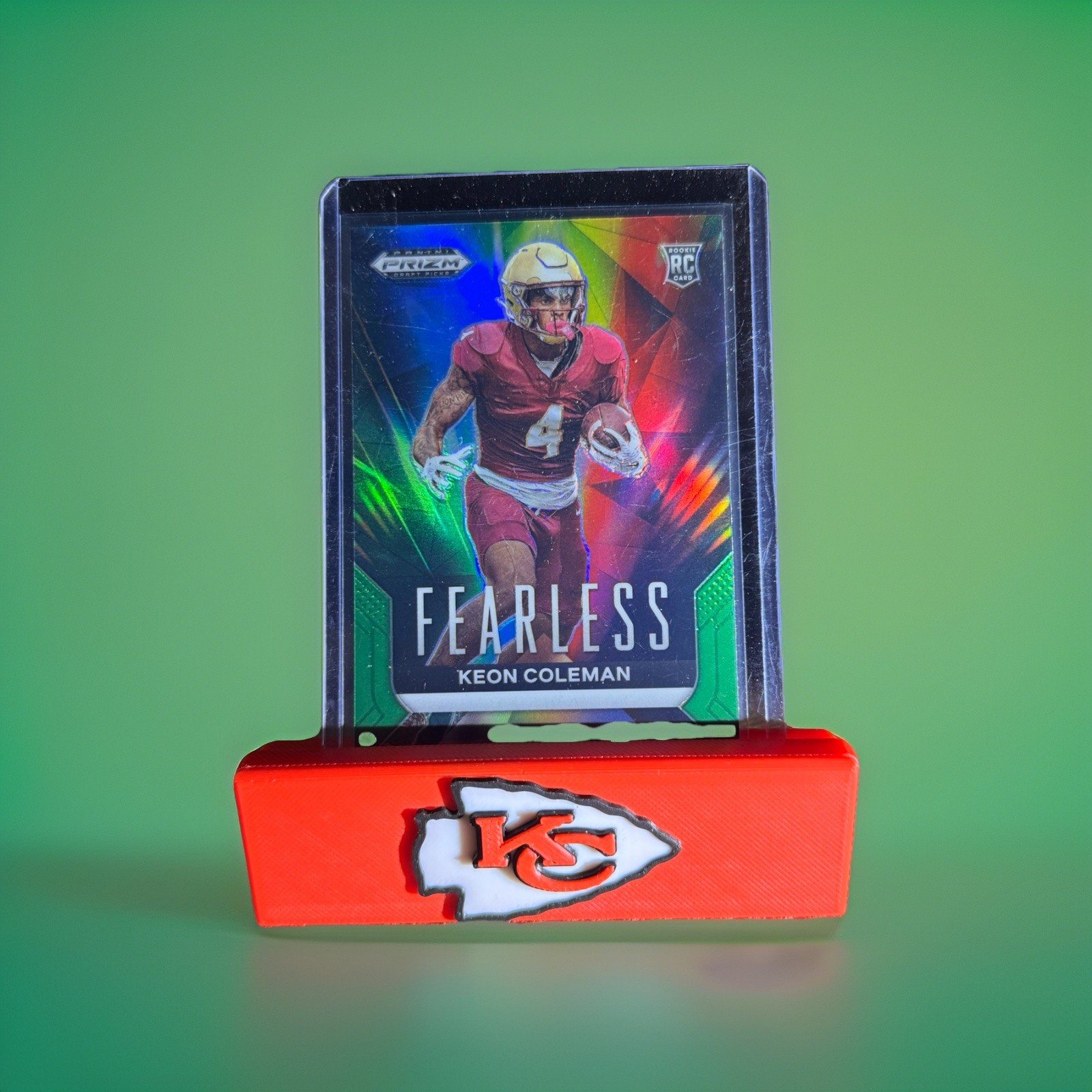 2024 Panini Prizm Draft Picks - Fearless Keon Coleman #F-KC Green Prizm (RC)