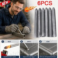 6 Pcs Low Temperature Universal Welding Rod Sticks Metal Easy Melt USA STOCK