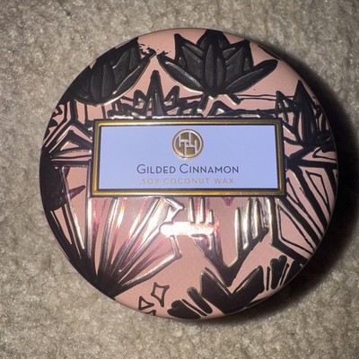 Huntington Homes Visions Gilded C innamon scented Candle, 3.5 oz.