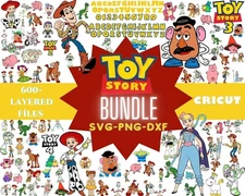 600+Toy Story Mega Svg Bundle,Svg,Png,Bundle SVG,Cricut File,Digital