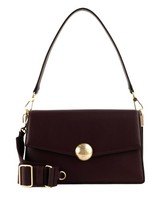 Lacoste Flap Shoulder Bag M UmhäNgetasche Tasche Winetasting Beere Neu
