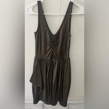 NWOT MARC JACOBS Party Dress Metallic Green Fully Lined with pocket Women’s XS