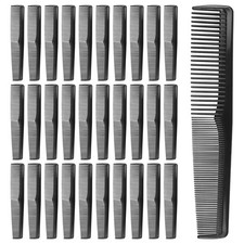 Individually Wrapped Combs,200 PCS Plastic Combs Bulk Black,2 Head Comb, Hair...