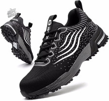 Safety Shoes Men Work Shoes Women Lightweight With Steel Toe