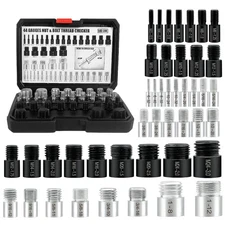 LOZAGU 44pc Nut and Bolt Gauge Set - 44 Gauges 23 Inch & 21 Metric, Male/Fema...