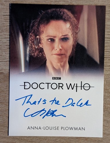 2024 Rittenhouse Doctor Who Series 5-7 Full Bleed Auto Card Anna-Louise Plowman