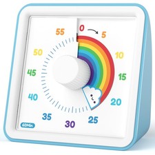 60 Minute Visual Timer for Kids, Visual Countdown Timer for Classroom Office ...