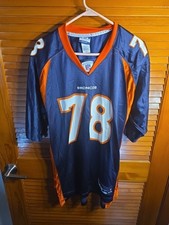 Denver Broncos Ryan Clady #78 Blue Reebok Authentic Jersey Size Large L