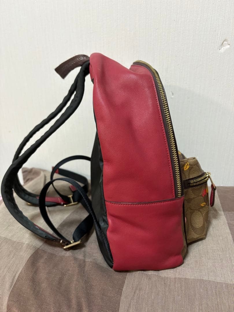 COACH Backpack Cherry Pattern 5a - image 6