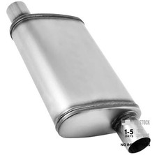 Universal 2.5 inch Mufflers,Muffler 2.5'' Straight-Through Performance Muffler
