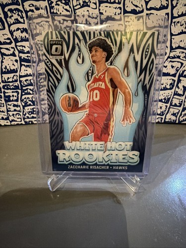 Panini 2024-25 Donruss Optic White Hot Rookies Zaccharie Risacher #4