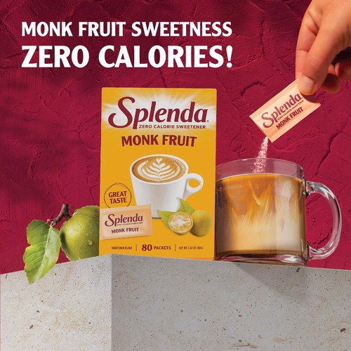 Splenda Monk Fruit kalorienfreier Süßstoffersatz auf pflanzlicher Basis, Keto - Bild 2 von 7