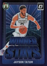 2024-25 Panini Donruss Optic - Winner Stays Jayson Tatum #2 Purple Prizm