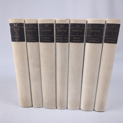 Goethes Leben und Werk 7 Bände 1 2 3 4 5 6 7 Insel um 1965