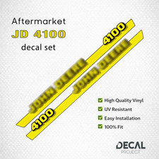 John Deere 4100 Decal Kit Premium Restoration Stickers - Replacement Set