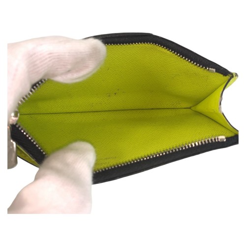 LOUIS VUITTON Taigalama Portamonete M30320 Portamonete Portamonete Porta Frammenti Giallo - Foto 3 di 10